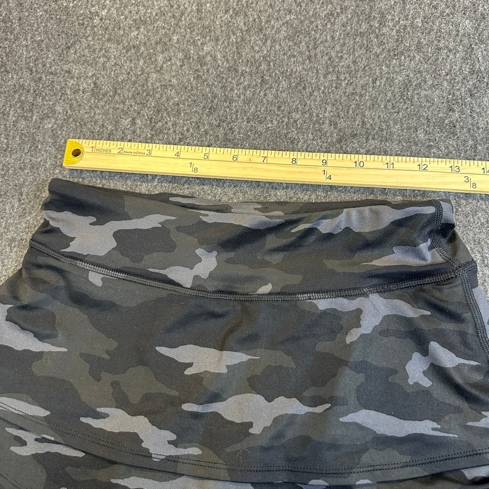 Athleta Swing Camo Skort Tiered Ruffle Active Skirt Shorts Girls Size XL 14 - Picture 8 of 15